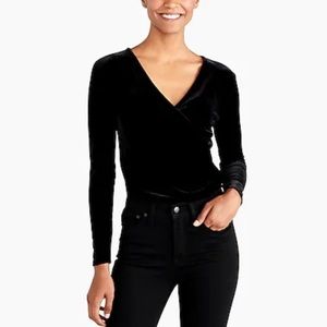 Black Velvet JCrew Top
